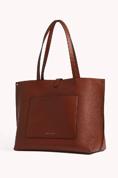Shop Rebecca Minkoff Brown Leather Unlined Tote | Megan Tote |  In Acorn