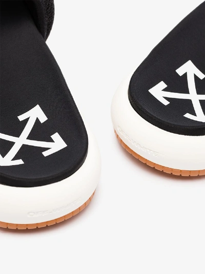 Shop Off-white Black Oddsy Logo Slides