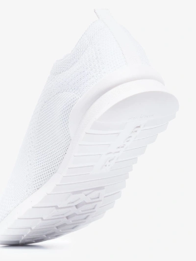 Shop Kiton Sneakers In Strickoptik In White