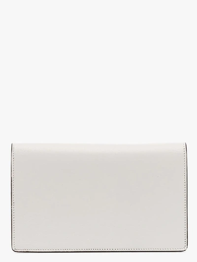 Shop Givenchy White Gt Gv3 Leather Shoulder Bag