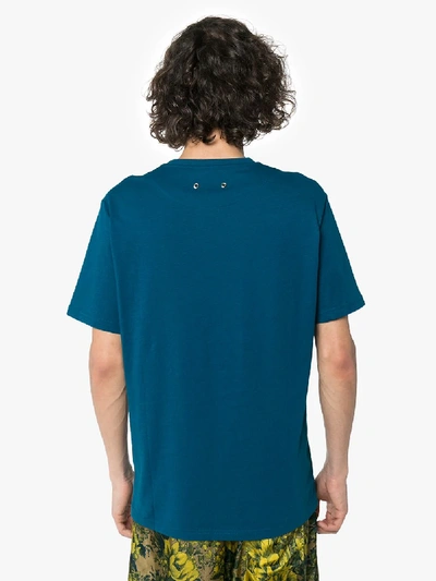 Shop Vilebrequin Titan Cotton T-shirt In Blue