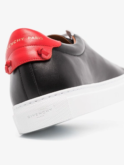 Shop Givenchy Black Urban Leather Sneakers