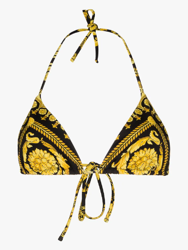 versace print bikini