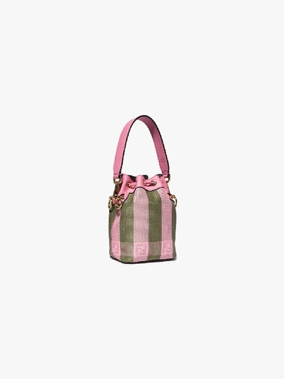 Shop Fendi Mini 'mon Tresor' Beuteltasche In Pink