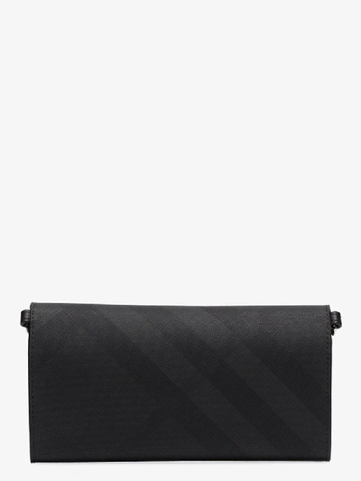 Shop Burberry Black Ollie Strap Shoulder Bag
