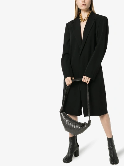 Shop Bottega Veneta Wool Twill Jumpsuit In Black