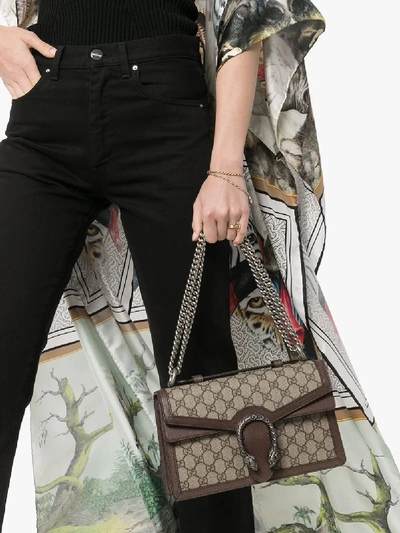 Shop Gucci Brown Dionysus Gg Shoulder Bag
