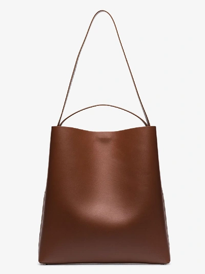 Shop Aesther Ekme Brown Sac Leather Tote Bag