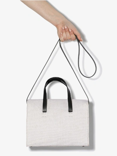 Shop Aesther Ekme Mini Handtasche In White