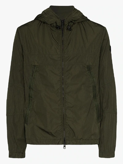 Shop Moncler Grimpeurs Soft Shell Jacket In Green