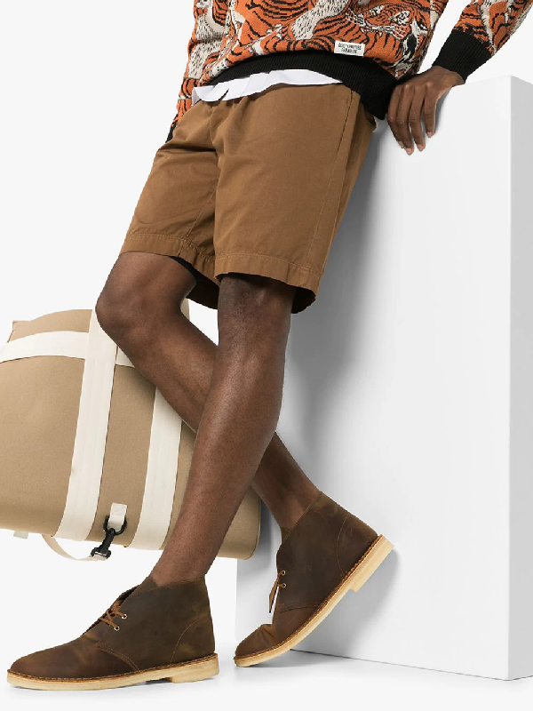 clarks originals desert boots in beeswax leather