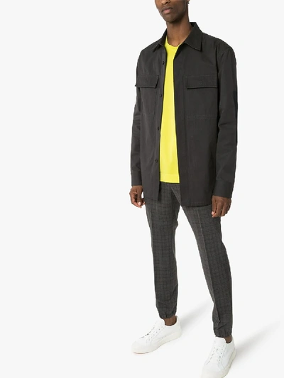 Shop Z Zegna Pocket T-shirt In Yellow