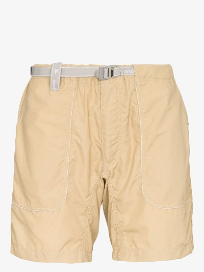 Shop And Wander Brown Belted Climbing Shorts