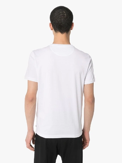 Shop Fendi Roma Logo Cotton T-shirt In White