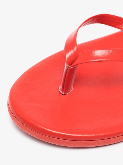 Shop Ancient Greek Sandals Red Double Strap Leather Sandals