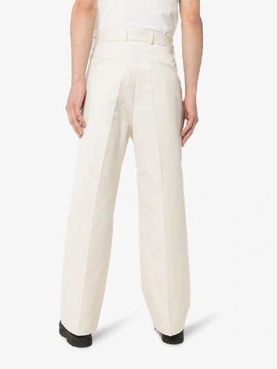 Shop Our Legacy High Waist Trousers In Neutrals