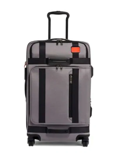 Shop Tumi Merge International Front Lid 4-wheel Luggage In Grey Bright Red
