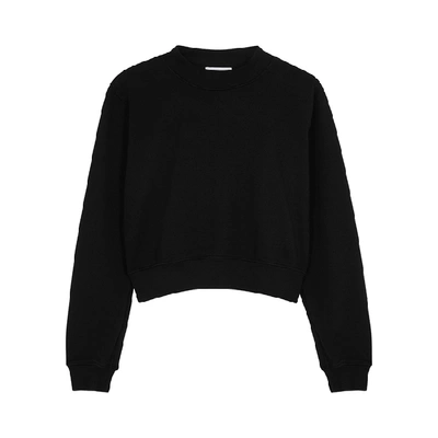 Shop Cotton Citizen Milan Black Cotton Sweatshirt