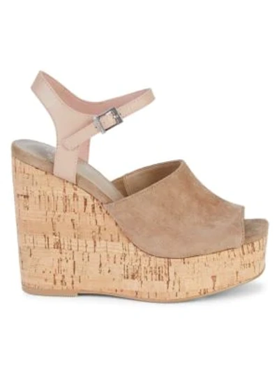 Shop Charles By Charles David Dory Wedge Sandals In Latte