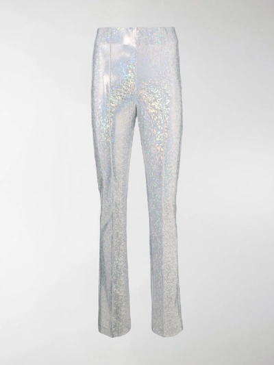 Shop Saks Potts Fluorescent Trousers In Silver