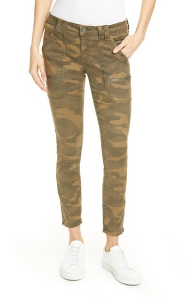 Shop Joie Park Skinny Pants In Fatigue Camo