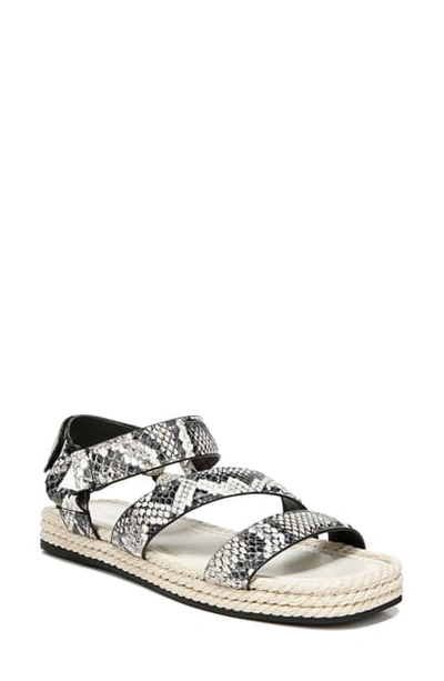 Shop Vince Elian Sandal In Natural Snake