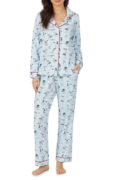 Shop Bedhead Pajamas Stretch Organic Cotton Pajamas In Olympic Games