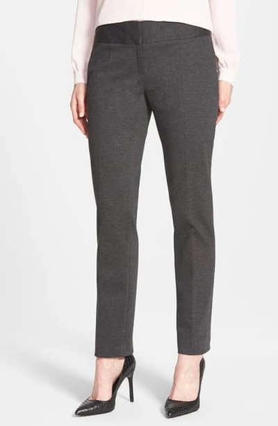 Shop Vince Camuto Ponte Ankle Pants In Dark Heather Grey