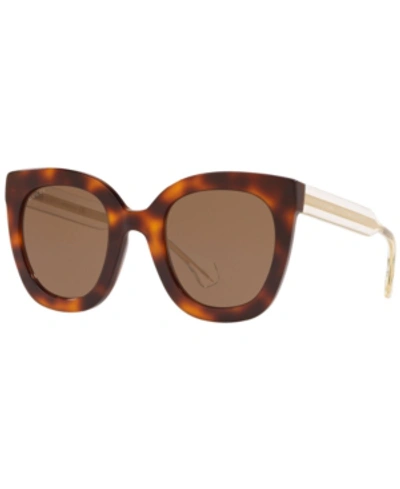 Shop Gucci Women's Sunglasses, Gc001334 In Tortoise/brown