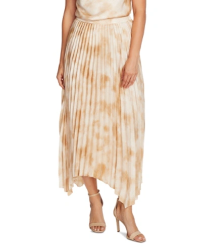 Shop Vince Camuto Pleated Maxi Skirt In Light Stone