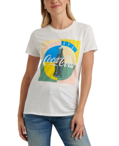 Shop Lucky Brand Coca-cola Graphic T-shirt In Lucky White