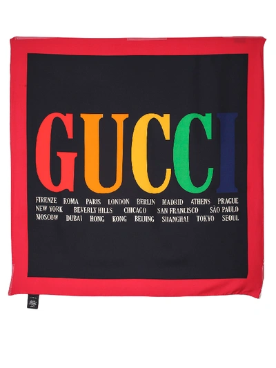 Shop Gucci Scarf In Nero