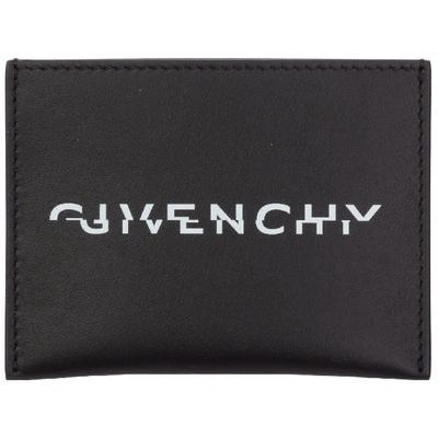 Shop Givenchy Split Credit Card Holder In Nero