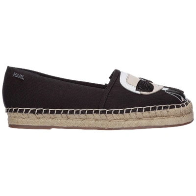 Shop Karl Lagerfeld K/ikonik Espadrilles In Nero