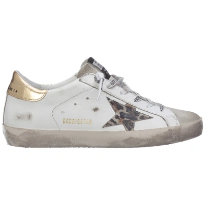 Shop Golden Goose Superstar Sneakers In Bianco