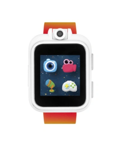 Shop Itouch Playzoom White Rainbow Print Smartwatch For Kids 42mm In Multi
