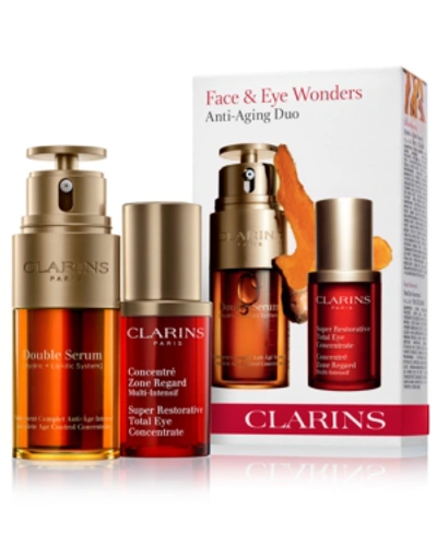 Shop Clarins 2-pc. Double Serum & Total Eye Concentrate Set