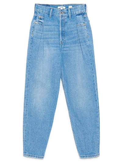 Shop Re/done 40s Zoot Jeans In Light Blue