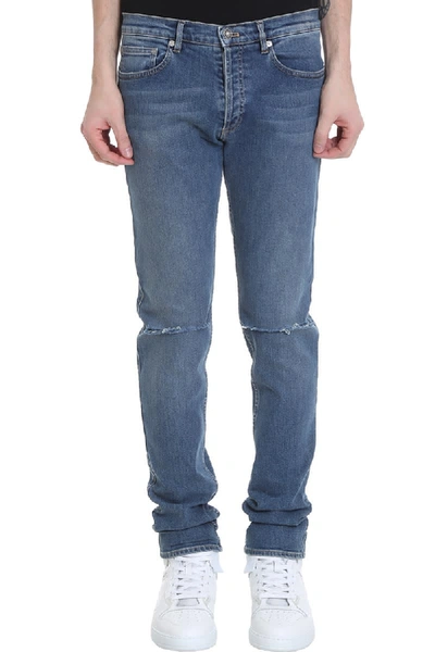 Shop Givenchy Jeans In Cyan Denim