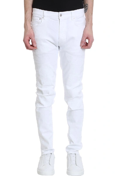 Shop Mauro Grifoni Jude Jeans In White Denim