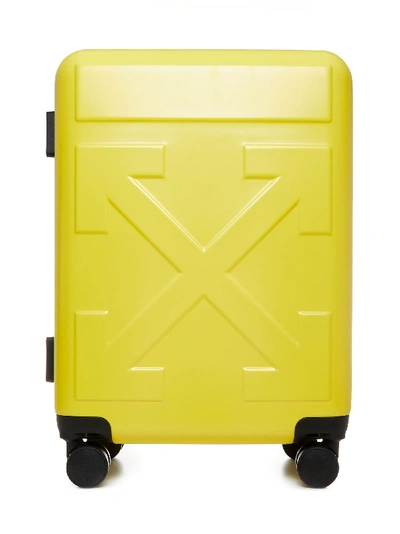 Shop Off-white Arrow Trolley In Yellow