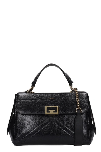 Shop Givenchy I D Medium Bag Hand Bag In Black Leather