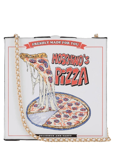 Shop Moschino Pizza Box Shoulder Bag In Fantasy Print Only One Colour