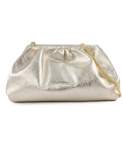 Shop Avenue 67 Puffy Bag In Gold-tone Leather In Oro