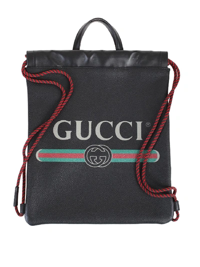 Shop Gucci Backpack, Black, In Nero