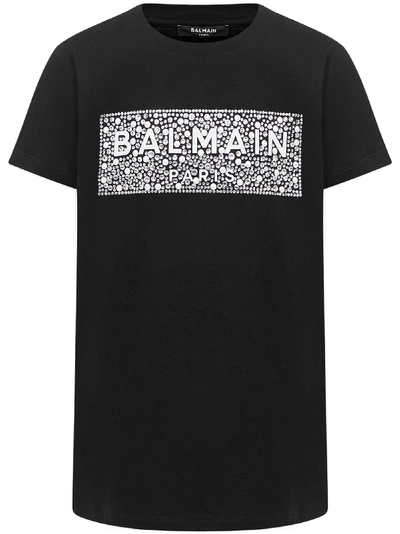 Shop Balmain Paris Kids T-shirt In Black