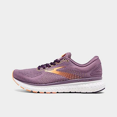 Shop Brooks Women's Glycerin 18 Running Shoes In Purple