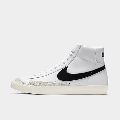 Shop Nike Blazer Mid '77 Vintage Casual Shoes In White/black