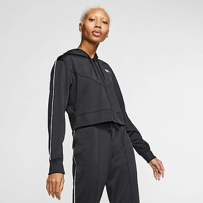 Shop Nike Women's Sportswear Full-zip Hoodie In Black