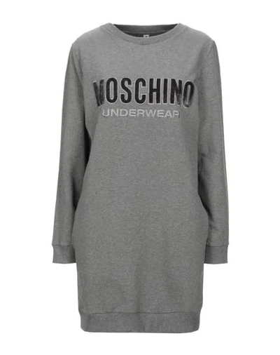 Shop Moschino Nightgown In Grey